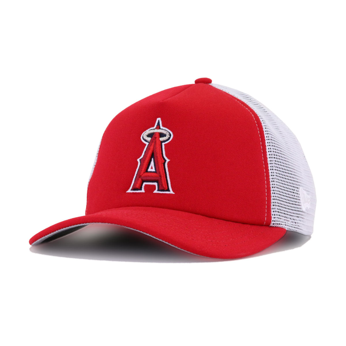 New Era 9FORTY A-Frame Los Angeles Angels Snapback Hat - Light Blue
