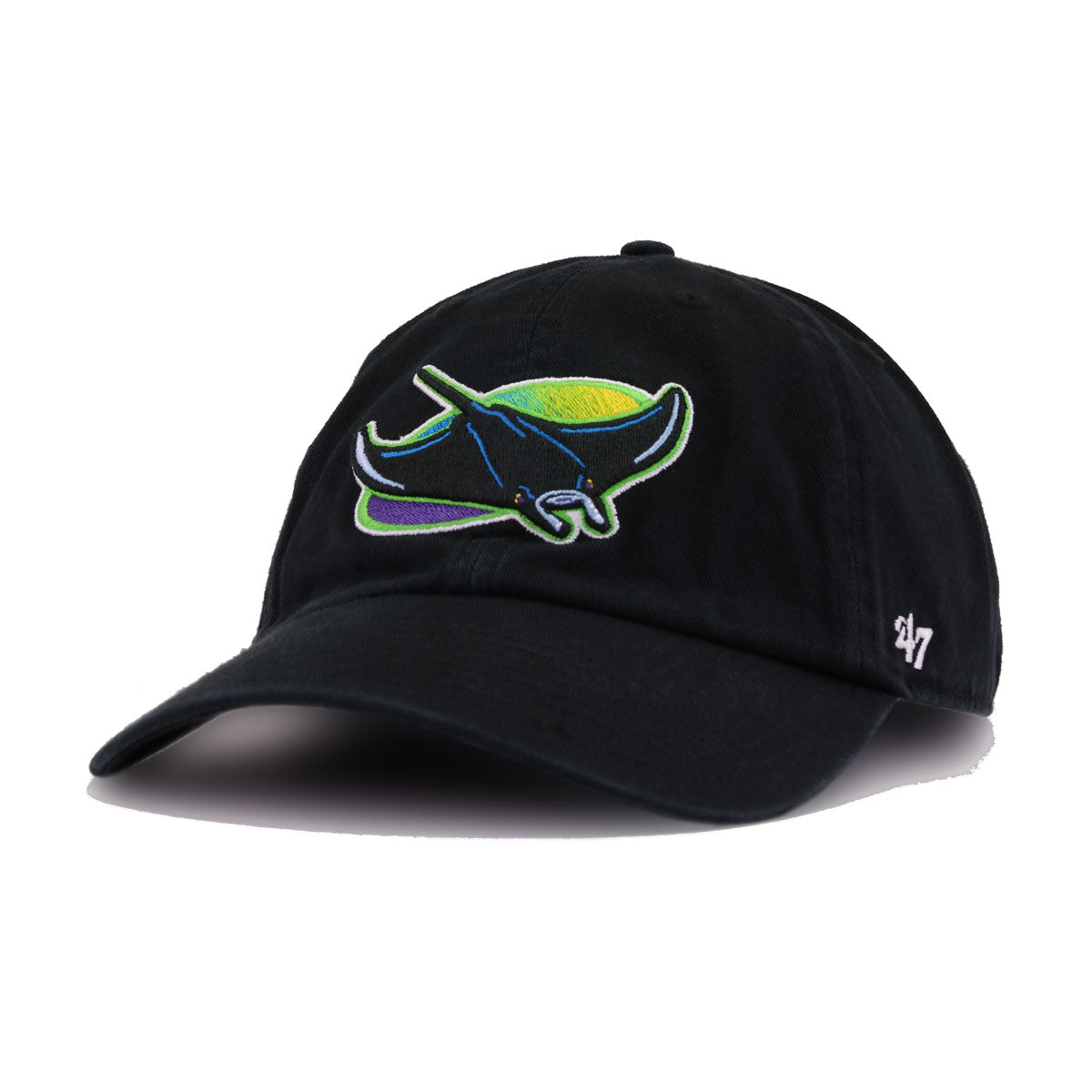 KC Royals Black Cooperstown Clean Up Hat