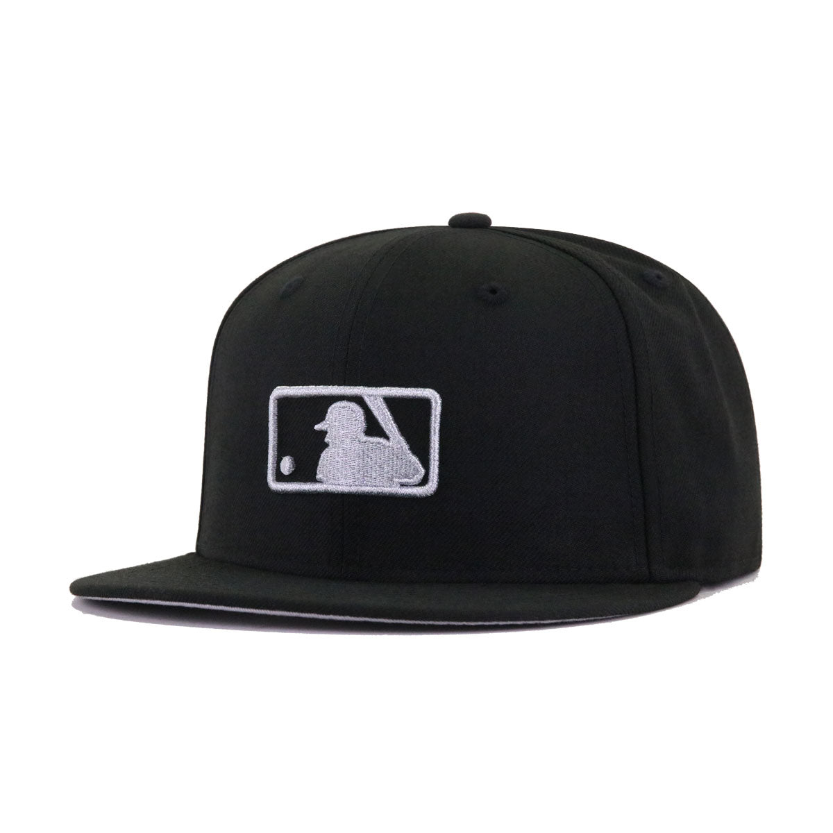 Black mlb logo hat online