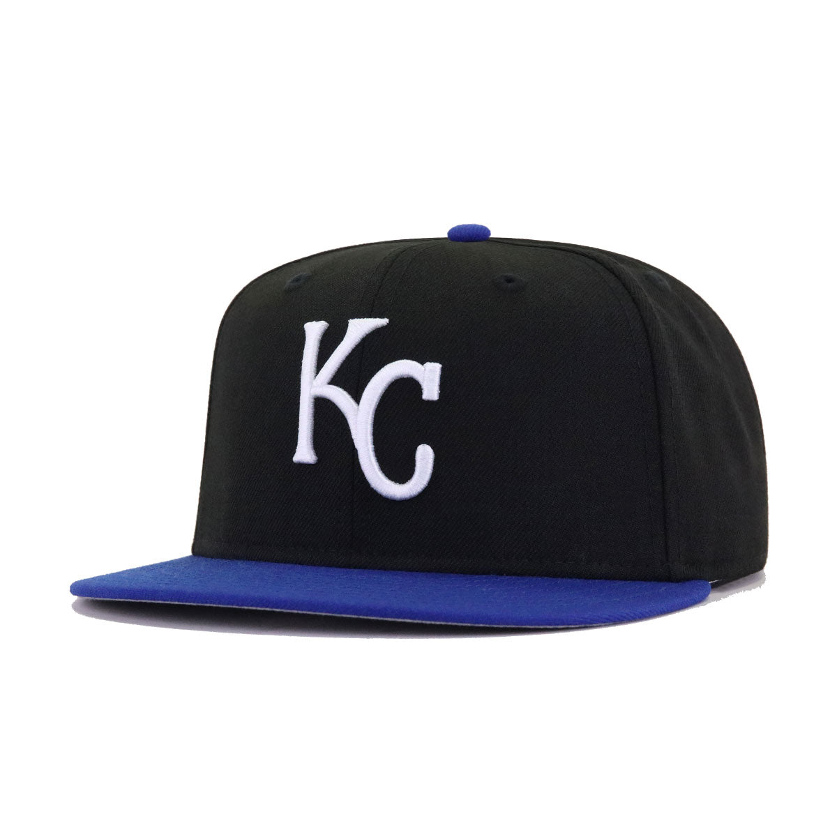 Kansas City Royals Black Light Royal Blue Cooperstown AC New Era 59Fif