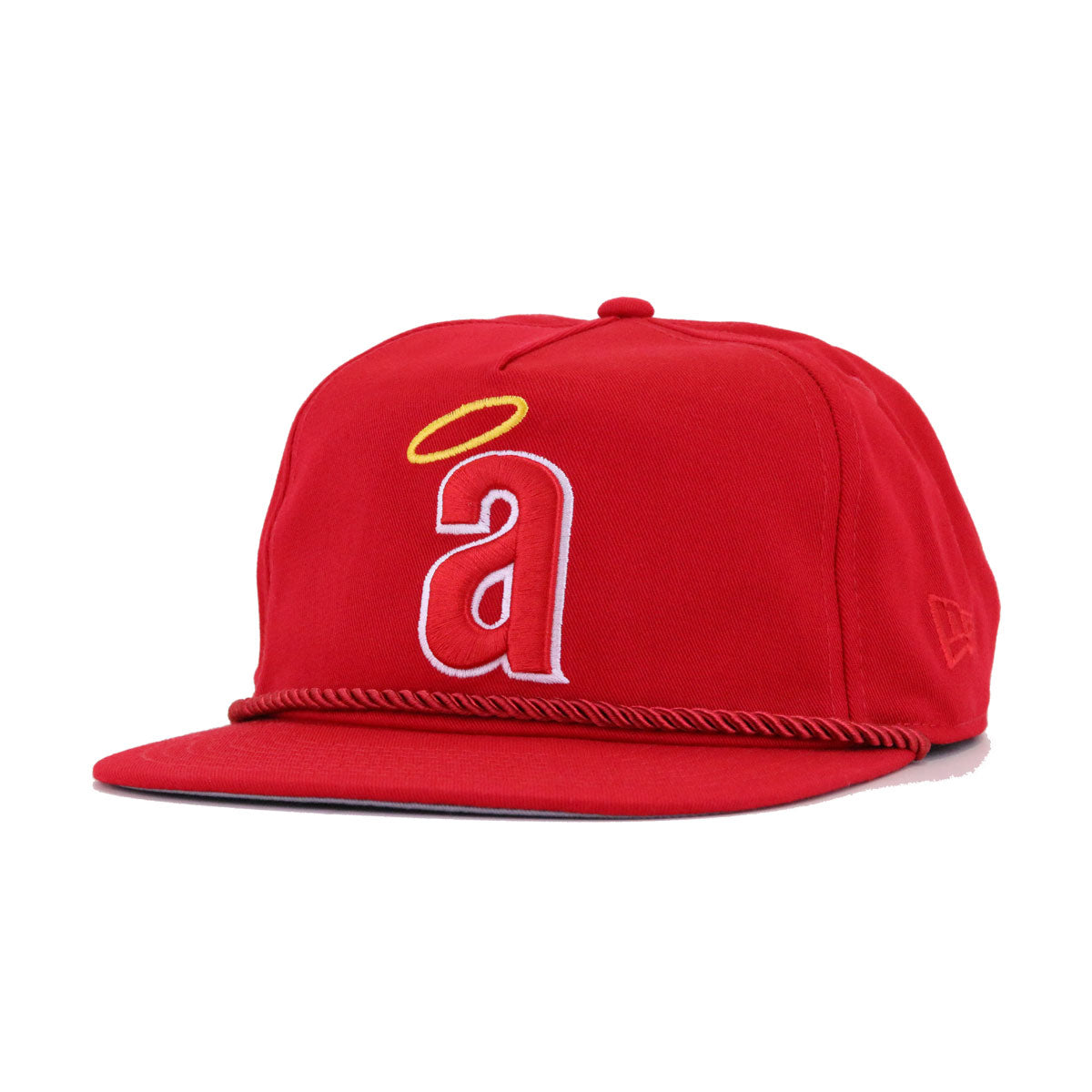 Los Angeles Baseball Hat Scarlet 60th Anniversary New Era Golfer Snapback