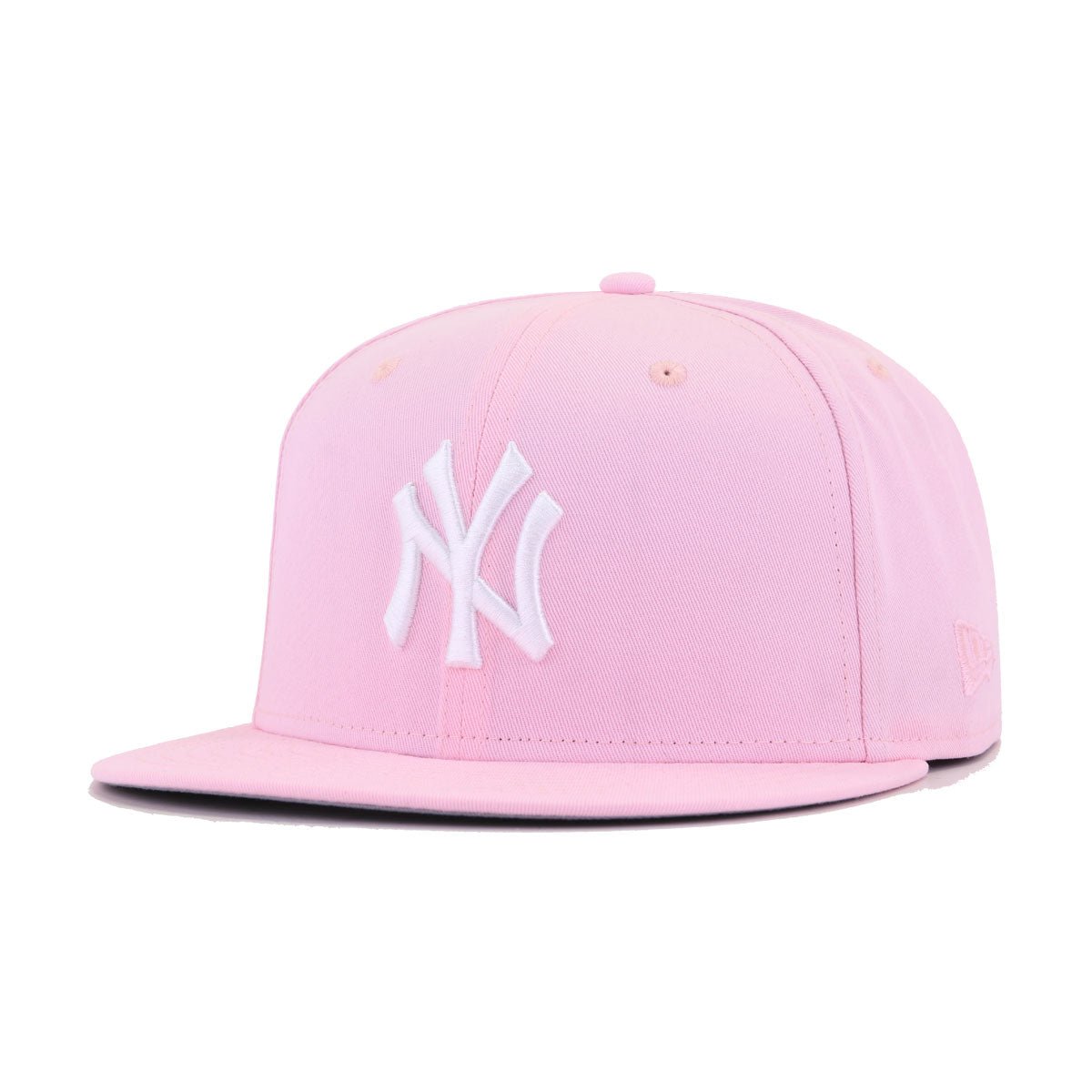 Baseball Hat Pink Nyc Hat Pink And White Ny Hat Light Pink Yankees