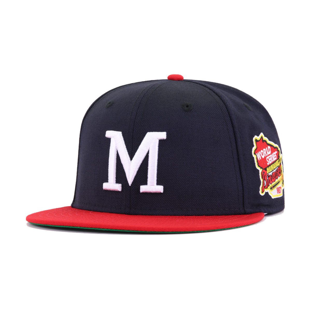 Milwaukee braves world series hat Clearance