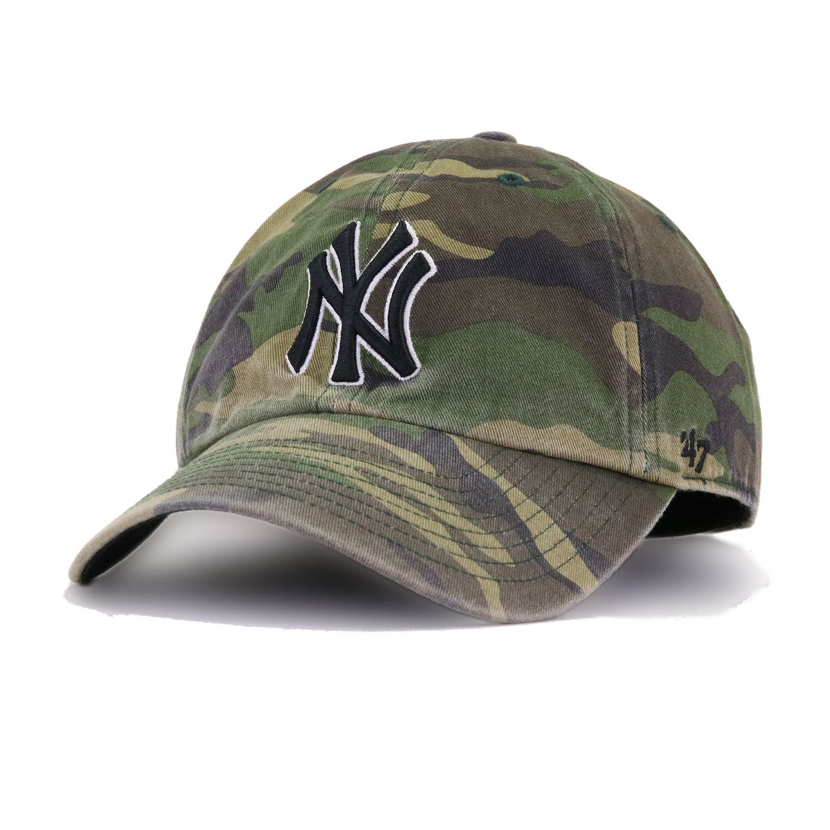 47 Men's New York Yankees Camo Clean Up Adjustable Hat