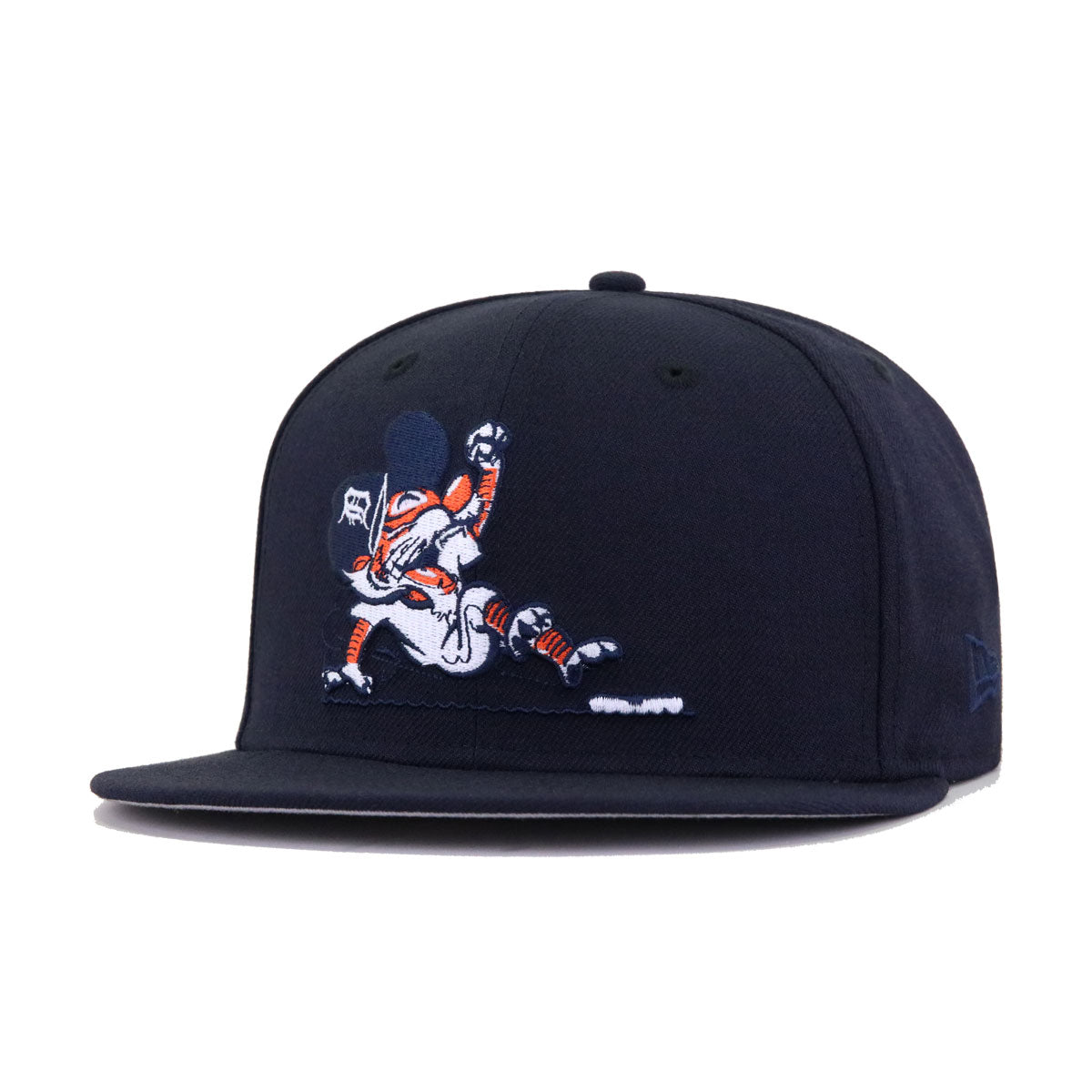 Detroit Tigers Navy SLIPPERY KITTY New Era 59Fifty Hat