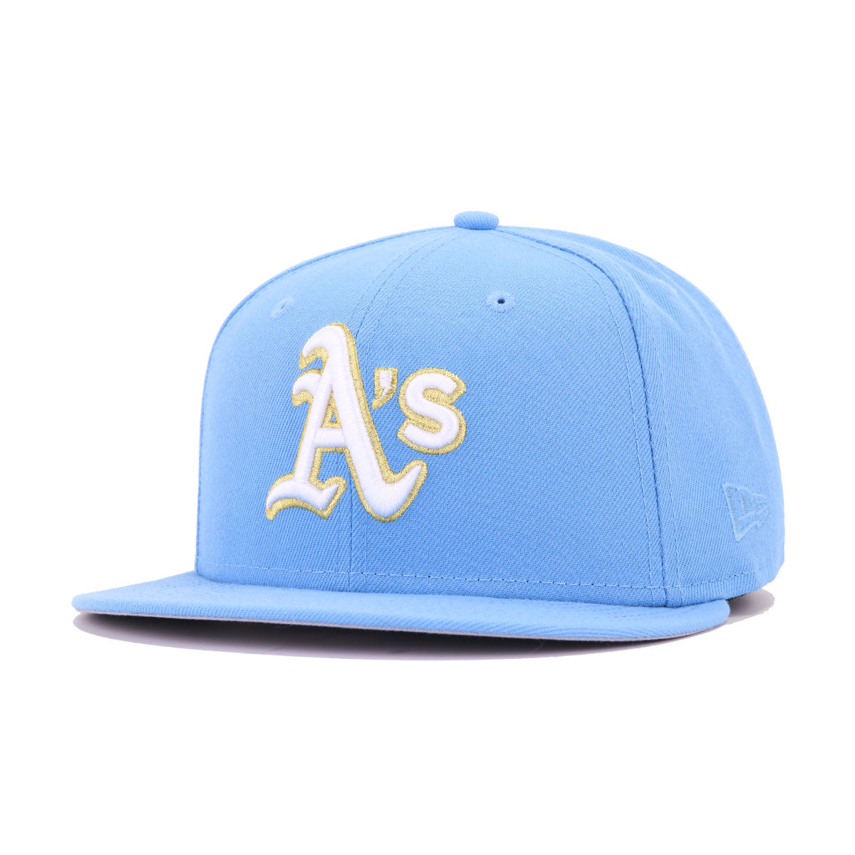 blue baseball fitted cap