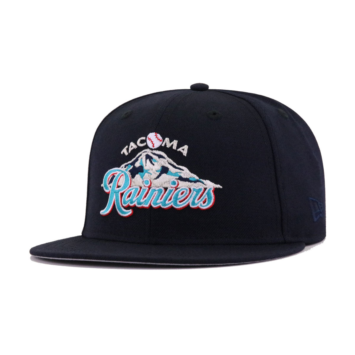 Tacoma Rainiers Navy New Era 59FIFTY Fitted Navy / Metallic Silver | Green Forest | Snow White | Radiant Red | Midnight Navy / 7 3/4