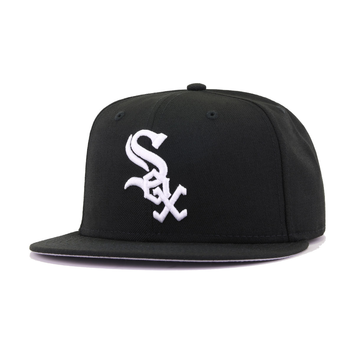 New Era Chicago White Sox Black MLB Swirl 59FIFTY Fitted Hat