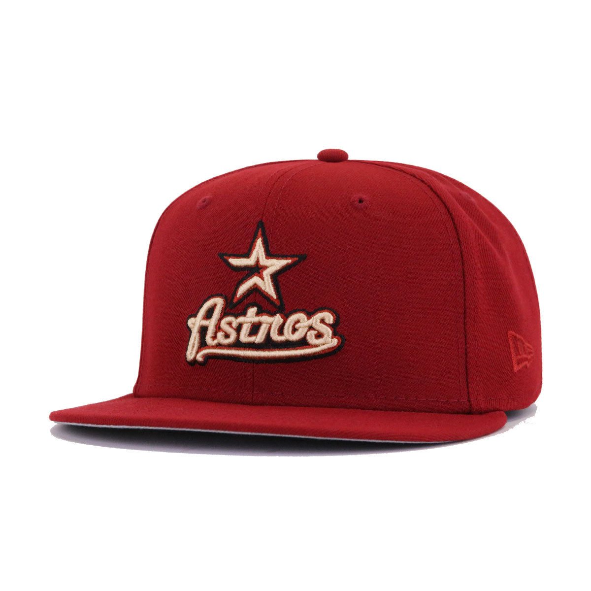 Houston Baseball Hat H Red 2000 Inaugural Season New Era 59FIFTY Fitted H-Red / Real Black | Terra Cotta | Seashell / 8