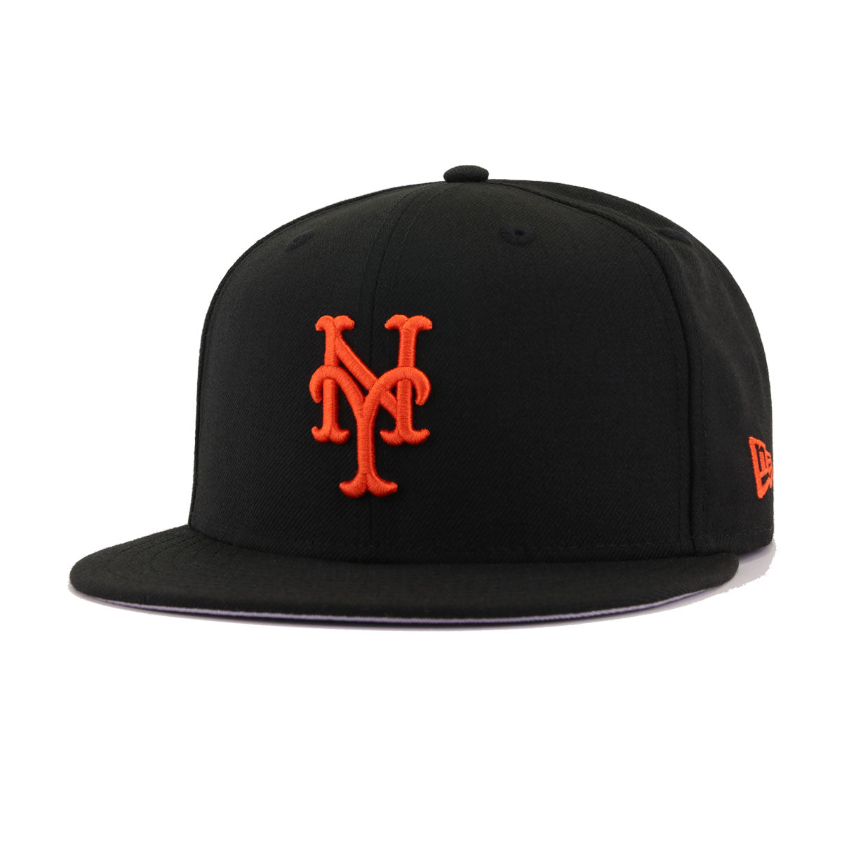 New York Baseball Hat Black 1986 World Series New Era 59FIFTY Fitted Black / Orangeade / 8