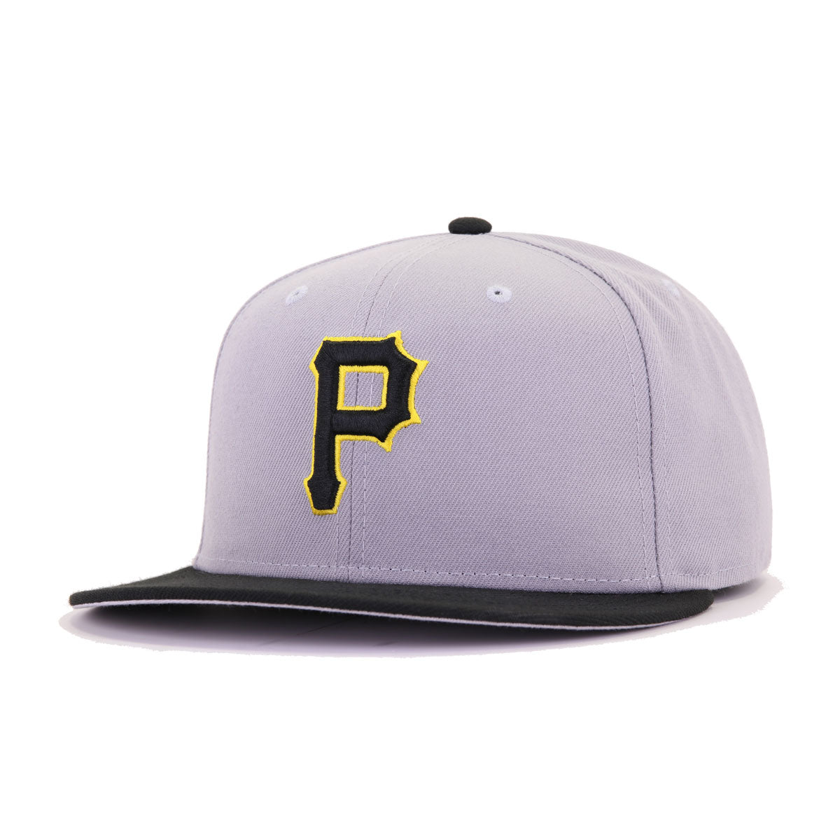New Era 59FIFTY Retro On-Field Pittsburgh Pirates Hat - Gray, Black Grey/Black / 7 3/4