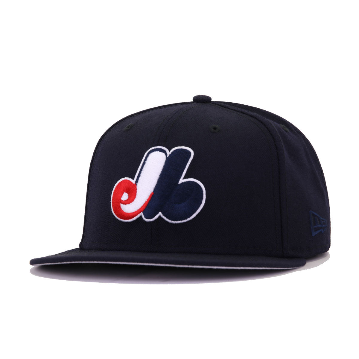 Montreal Expos Navy New Era 59FIFTY Fitted Navy / Scarlet | White | Navy / 8
