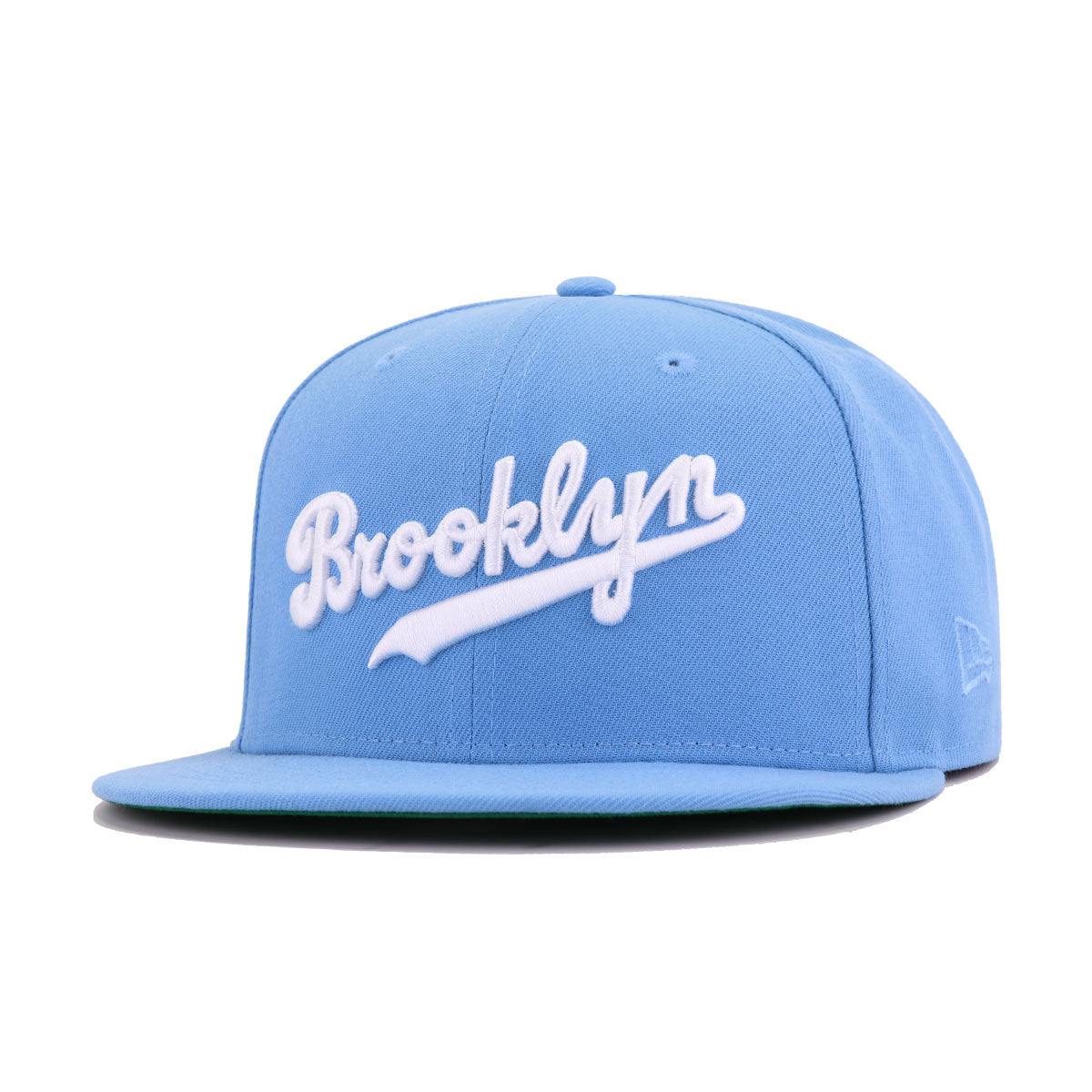 Brooklyn Dodgers Sky Blue Green Bottom New Era 59Fifty Fitted