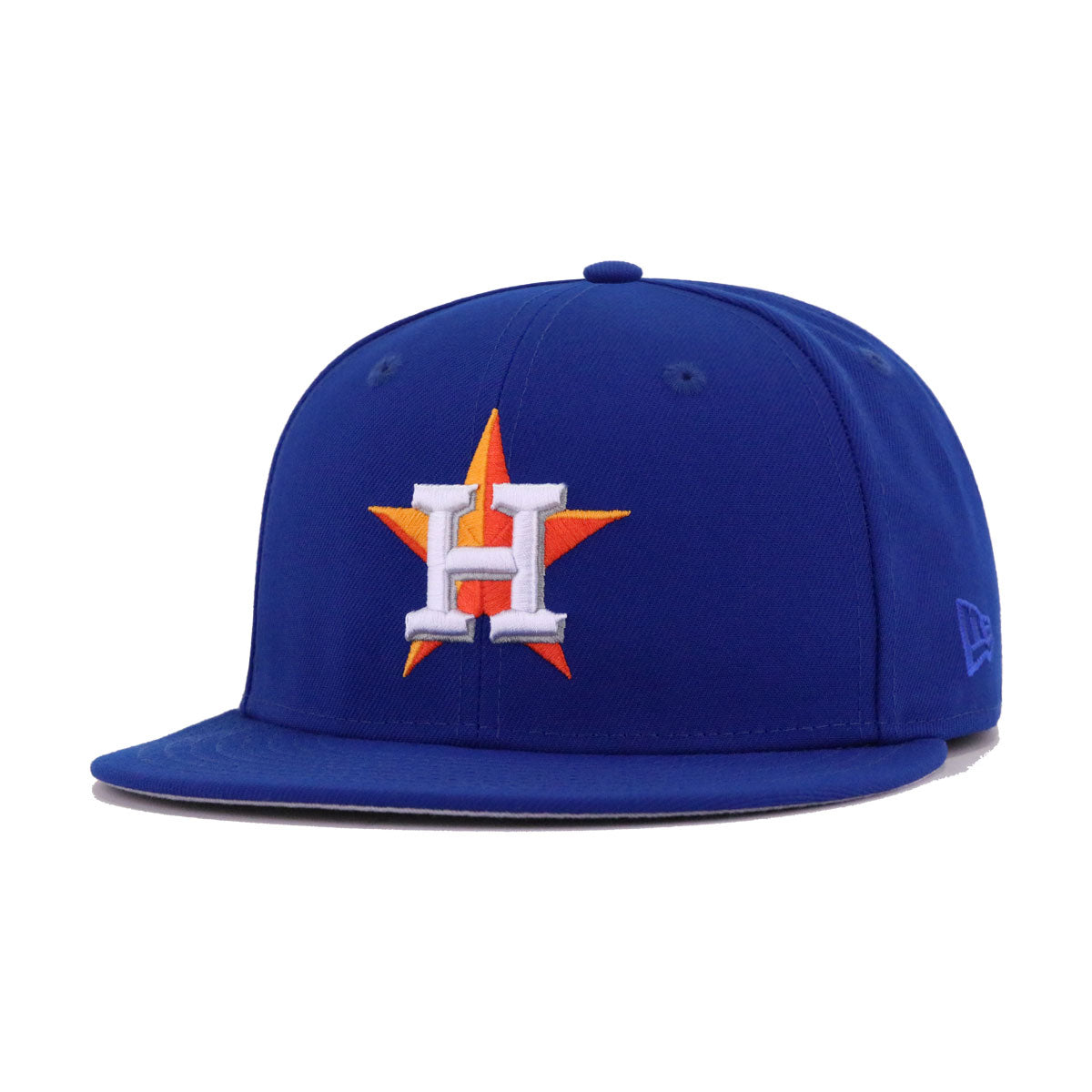 Houston Baseball Hat Light Royal Blue New Era 59FIFTY Fitted Light Royal Blue / Orangeade | Grilled Orange | White / 7 7/8