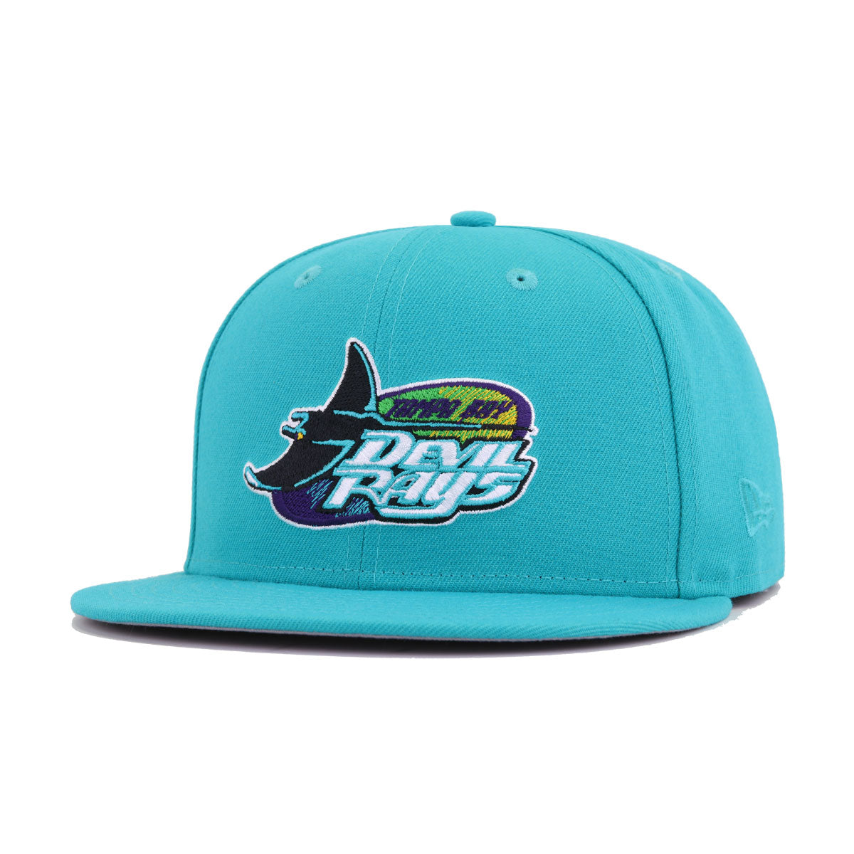 Tampa Bay Rays Teal Breeze 1998 Inaugural Season New Era 59Fifty Fitted