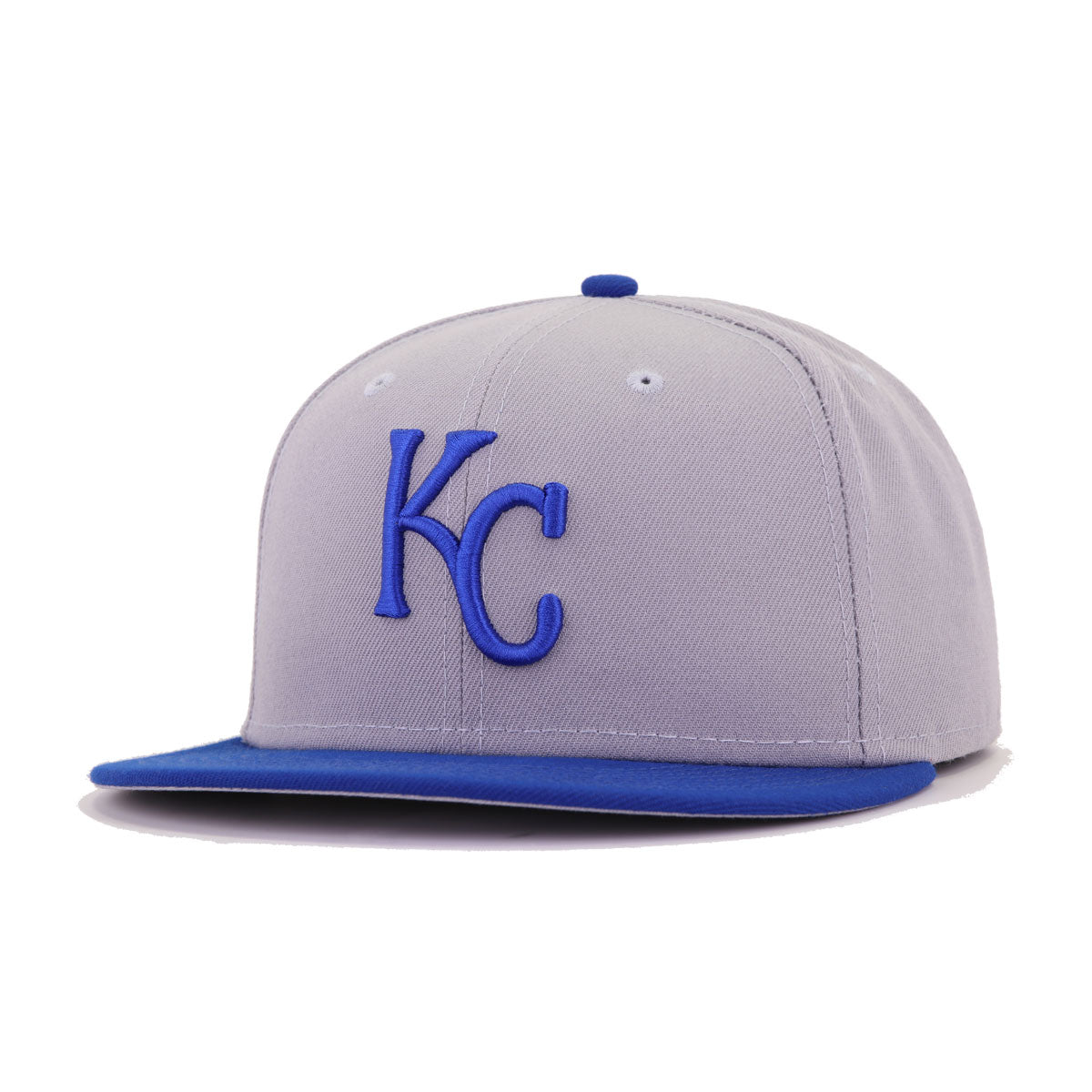 Kansas City Royals New Era State 59FIFTY Fitted Hat - White/Royal