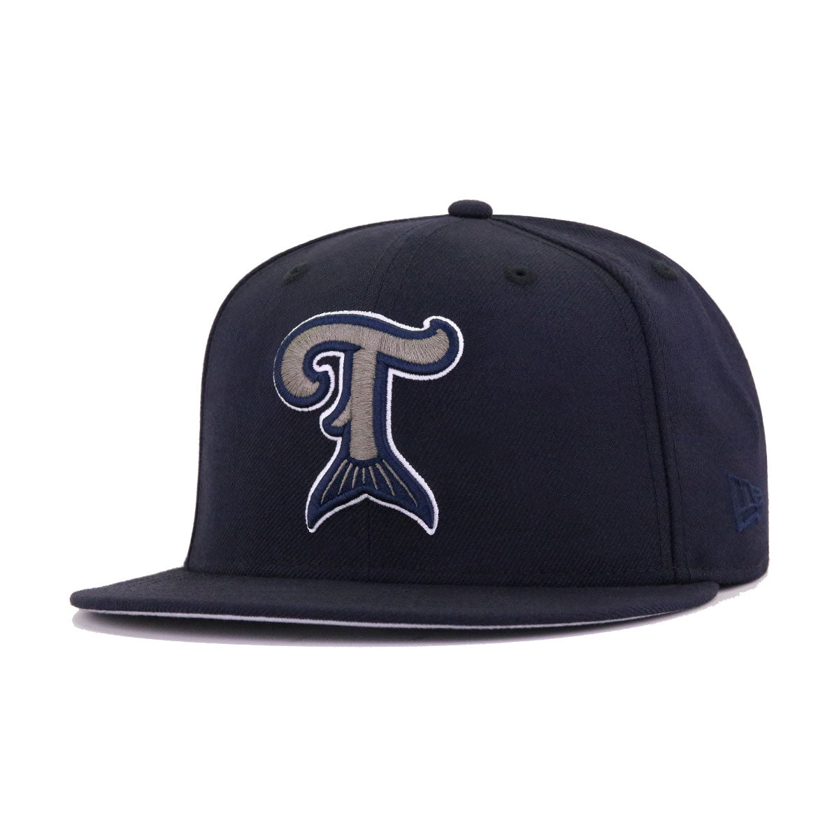 Men's New Era Navy Tampa Tarpons Authentic Collection Road 59FIFTY Fitted Hat
