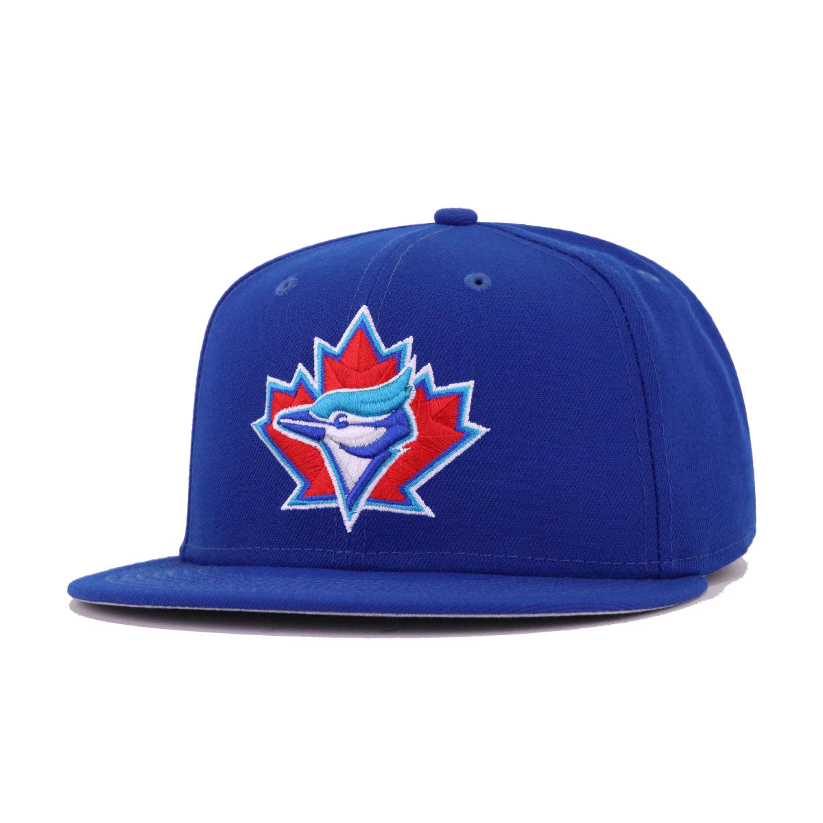 Toronto Blue Jays Hat New Era 59Fifty Fitted Baseball Cap Size 7-1/4 Maple  Leaf