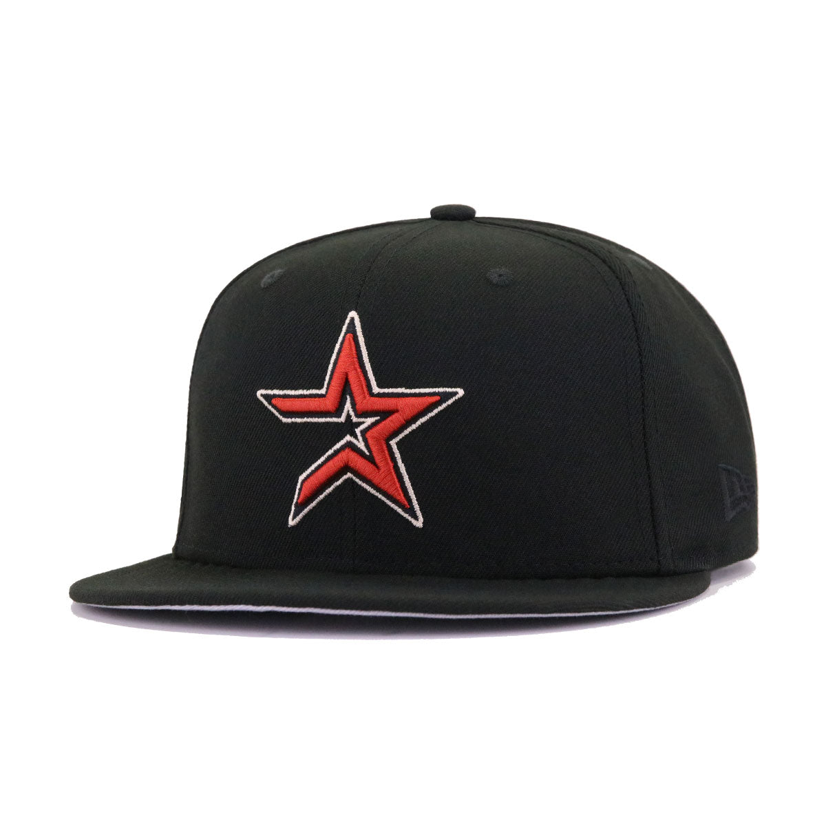 Houston Baseball Hat Black 2004 All Star Game New Era 59FIFTY Fitted Black / Terra Cotta | Seashell | Black / 7 3/4