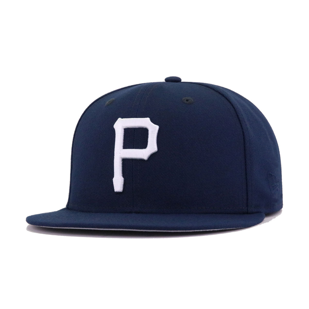 Pittsburgh Pirates New Era Chrome/Blue BSP Custom Side Patch 59FIFTY Fitted Hat, 7 / Chrome/Blue