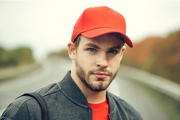 Young man in baseball cap