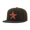 New Era SP Exclusive Rust Houston Astros 59FIFTY Mens Fitted Hat (Orange)