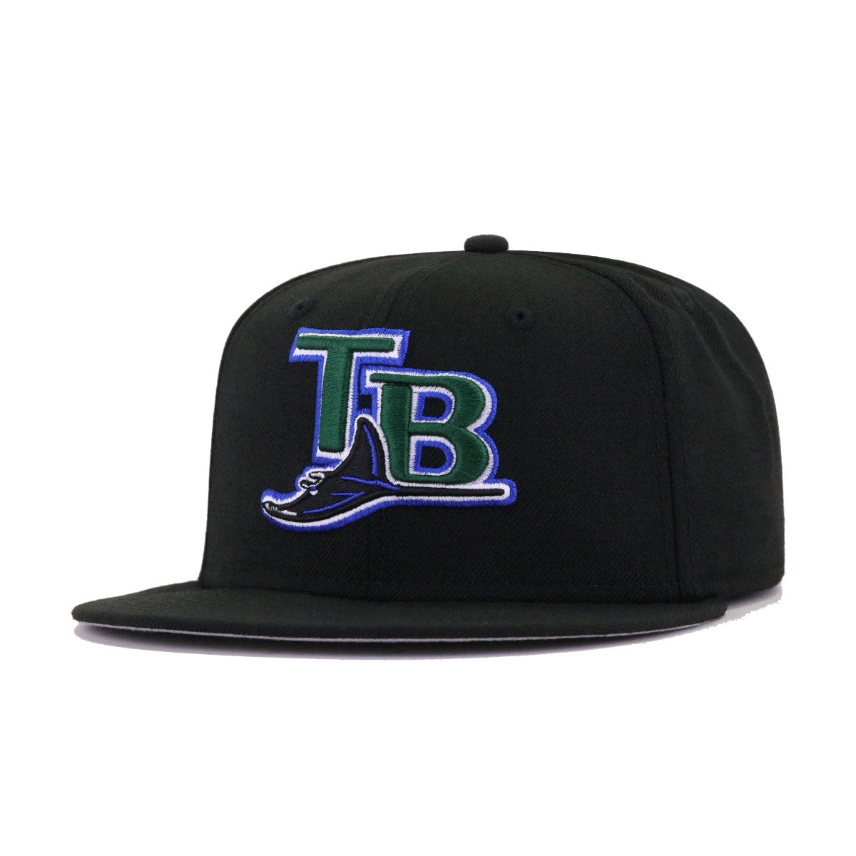Tampa Bay Rays Black 2001 Cooperstown AC New Era 59Fifty Fitted