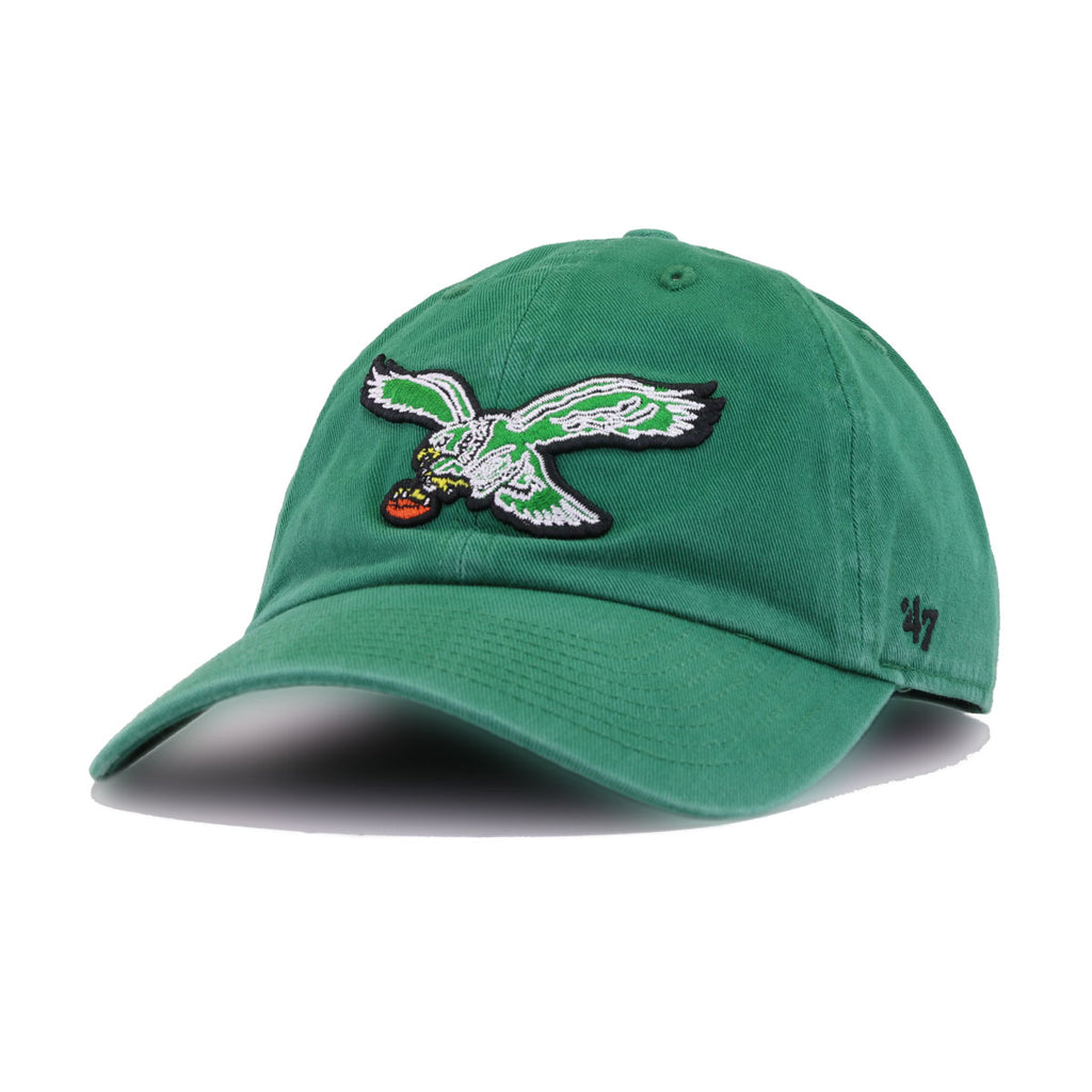 Philadelphia Eagles Kelly Green Cleanup Hat With Vintage