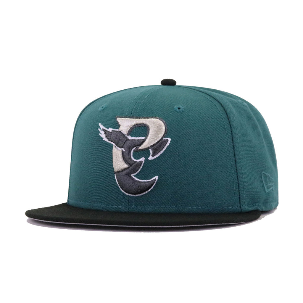 New Era 59Fifty Seattle Pilots Hat - Navy, Teal, Metallic Silver