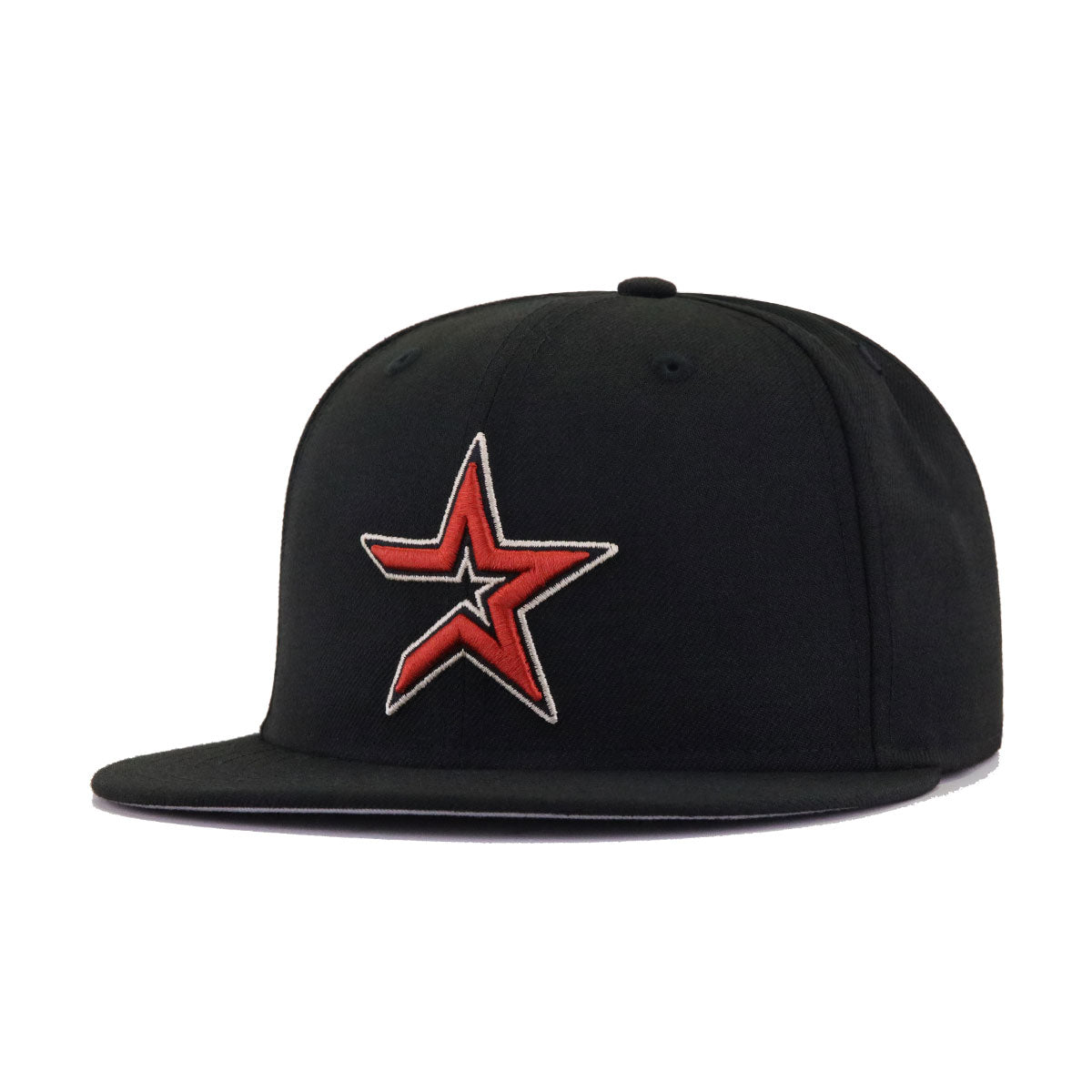 Houston Astros Black Cooperstown AC New Era 59Fifty Fitted