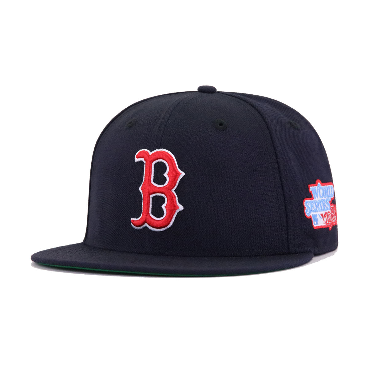 Boston Red Sox Navy 1986 World Series Cooperstown Green Bottom New Era