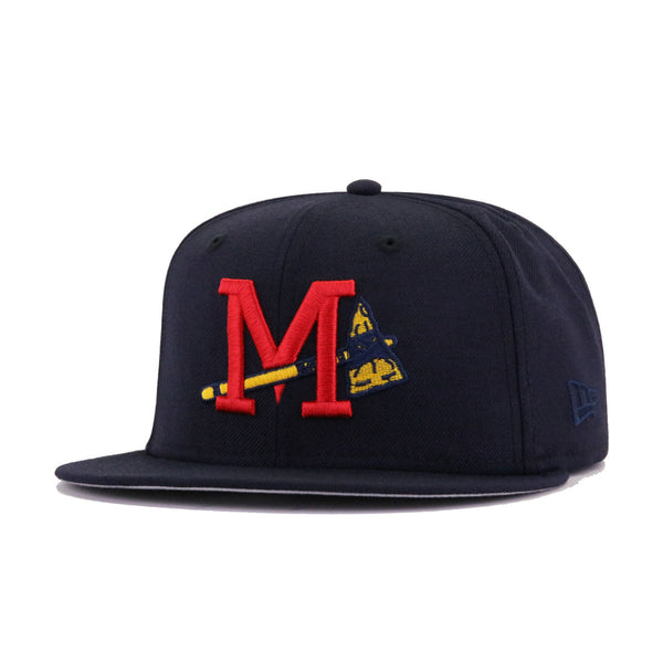 Atlanta Braves Farm Team 5950 Fitted Hat Mississippi / 7 3/4