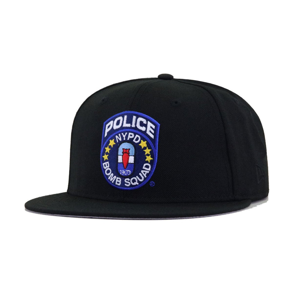NYPD Black New York Police Department Bomb Squad New Era 59Fifty Fitte