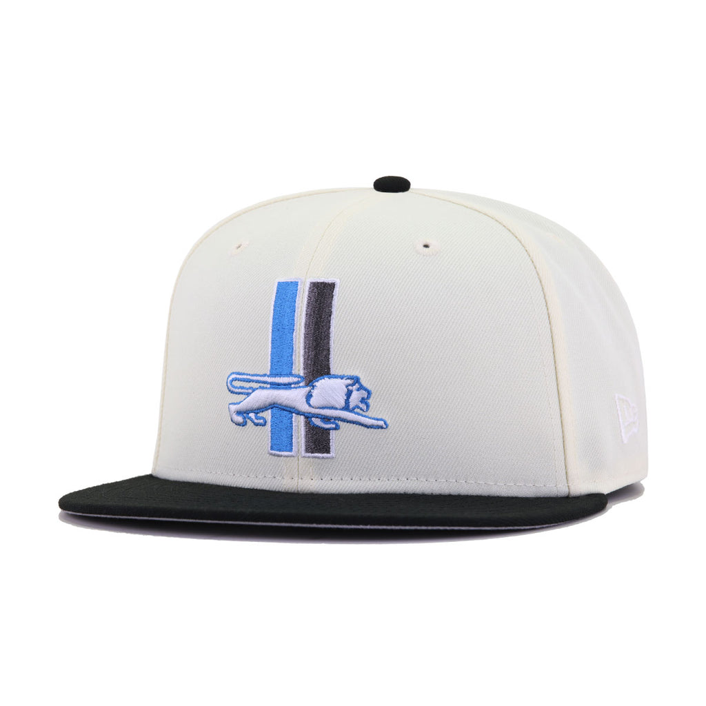 Detroit Lions Chrome Black 1961 New Era 59Fifty Fitted