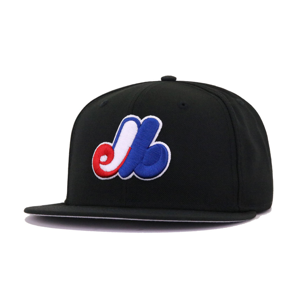Montreal Expos New Era Summer Sherbet 59FIFTY Fitted Hat - Black