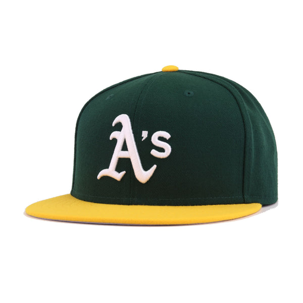 Oakland Athletics COOPERSTOWN ALL-OVER Black Fitted Hat by Americ