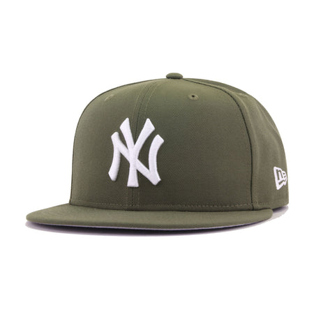 Men's New Era Olive/Blue York Yankees 59FIFTY Fitted Hat