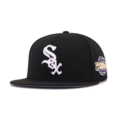 New Era 59FIFTY Chicago White Sox 5950 Patch Fitted Hat 7 3/4 / Black