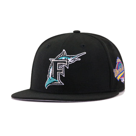 Florida Marlins Black Icy Blue 1997 World Series 59FIFTY Fitted 7