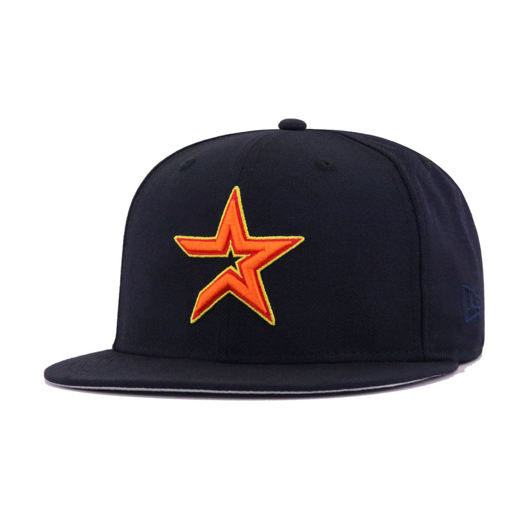 HOUSTON ASTROS 45TH ANNIVERSARY OLD GOLD OTC NEW ERA FITTED CAP –  SHIPPING DEPT