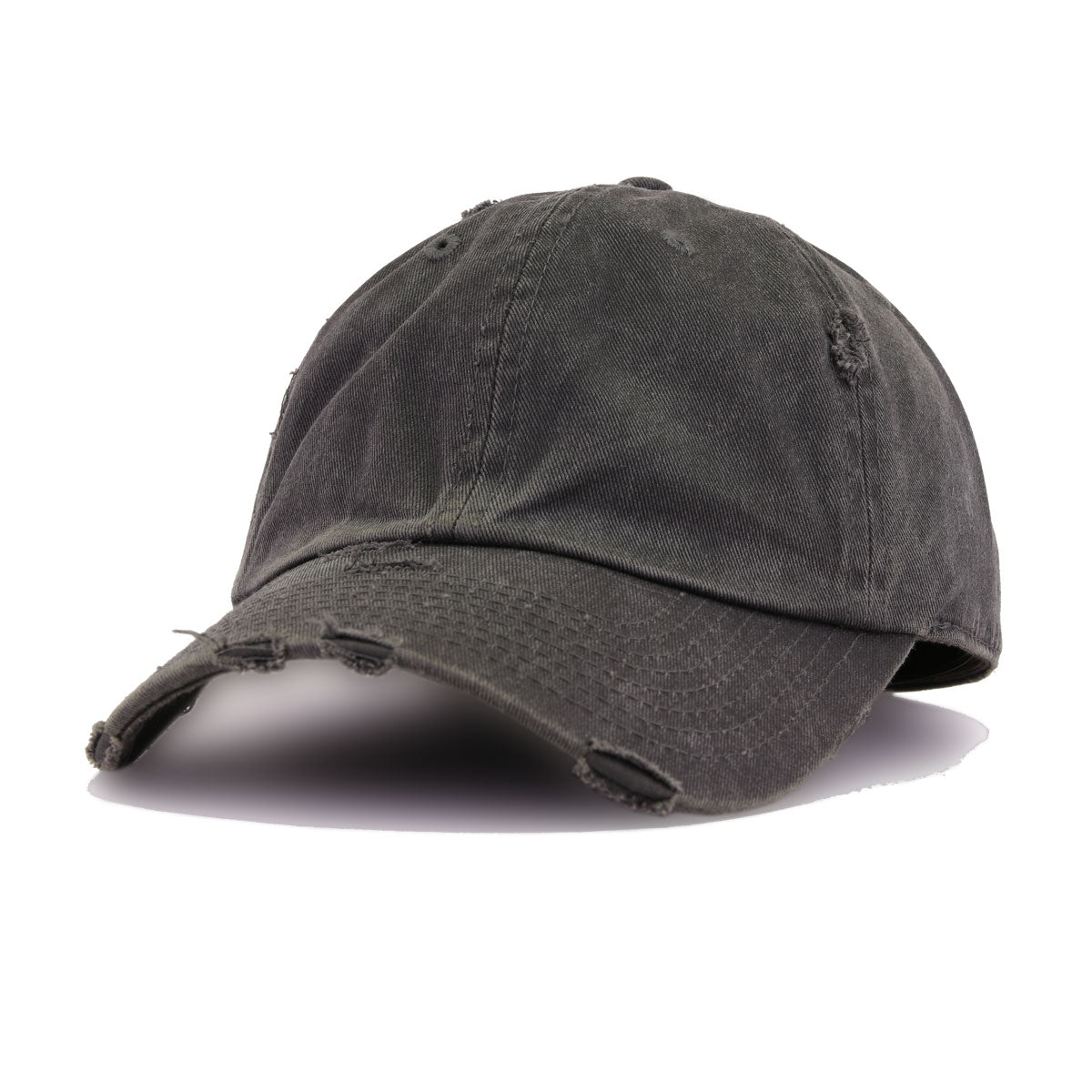 Distressed Pigmented Black KBEthos Vintage Dad Hat
