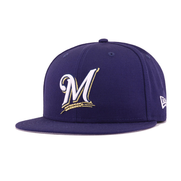 New Era 59Fifty Milwaukee Brewers City Connect MLB Fitted Hat Size 7 1/4