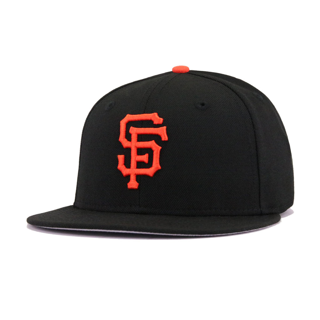 San Francisco Giants New Era Authentic Collection On-Field 59FIFTY Fitted Hat - Black/Orange 7 3/8