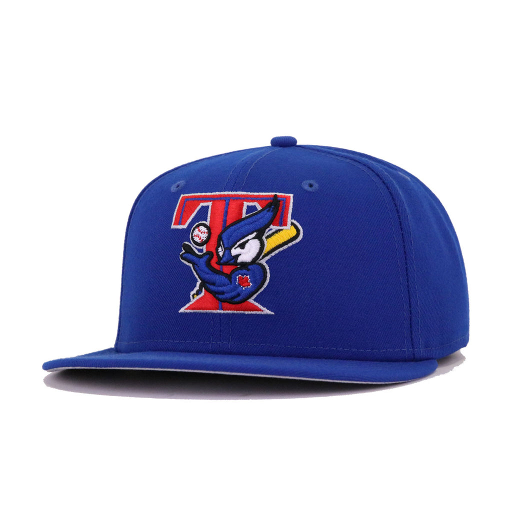 TORONTO BLUE JAYS 2003 SUMMER SEND OFF OFF WHITE NEW ERA FITTED CAP –  SHIPPING DEPT