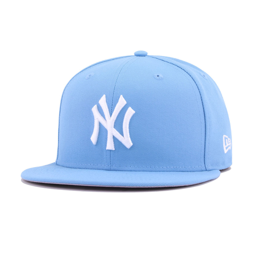New Era Atlanta Braves Powder Blues Sky Throwback Edition 59Fifty Fitted  Hat, FITTED HATS, CAPS