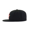 Houston Baseball Hat Black Double Throwback New Era 59FIFTY Fitted Black / Terra Cotta | Seashell / 7 1/2