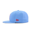 Men's New Era Light Blue/Red Houston Oilers Flipside 2Tone 59FIFTY Fitted  Hat