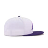 Arizona Baseball Hat White Purple Cooperstown AC New Era 59FIFTY Fitted White | Purple / Metallic Copper | Black | Tempest Turquoise | Lake Purple / 8