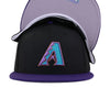 Arizona Diamondbacks White Purple Cooperstown AC New Era 59Fifty Fitte