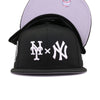 SNY on X: Melo has brought back the split Yankees/Mets hat. https